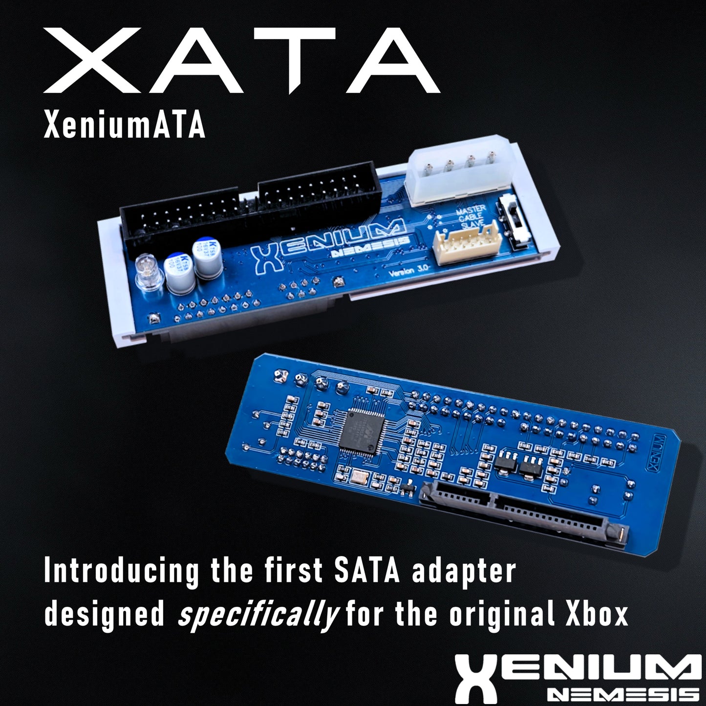 Xenium Sata Adapter - Xenium ATA for Original Xbox by NeMesiS