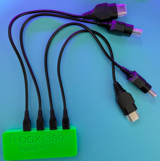OGX-360 4-Channel Controller Adapter for Original Xbox