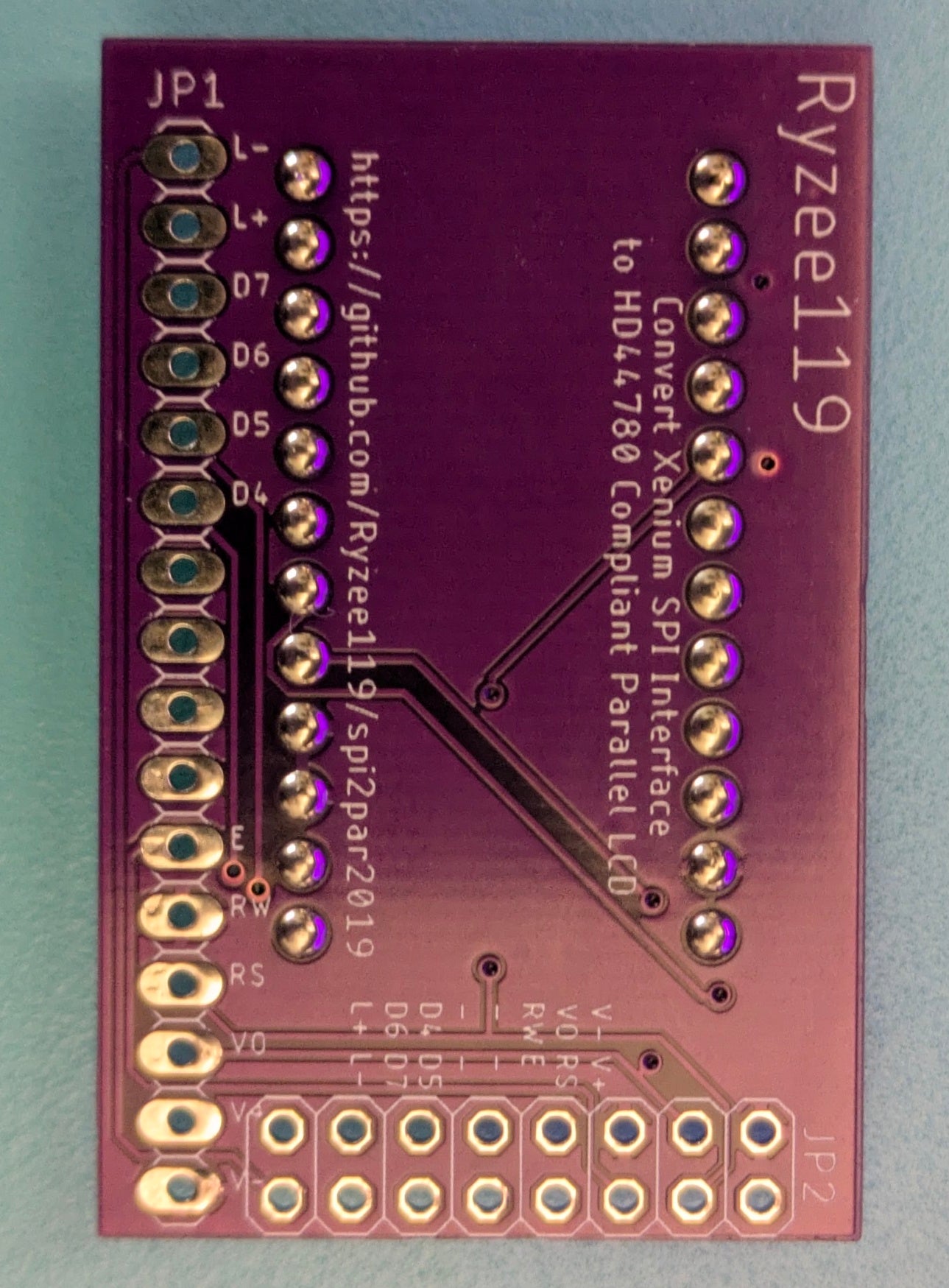 Spi2Par LCD Adapter for Open Xenium Modchips